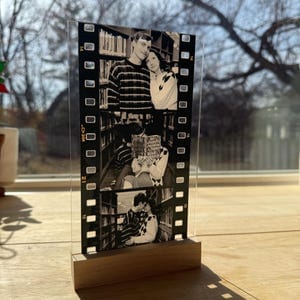 Customer photo review of Film Strip Photo Plaque