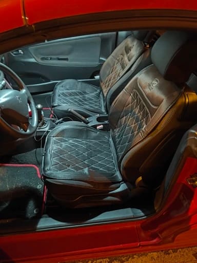 Customer photo review of Beheizte Autositzauflage, 12 V