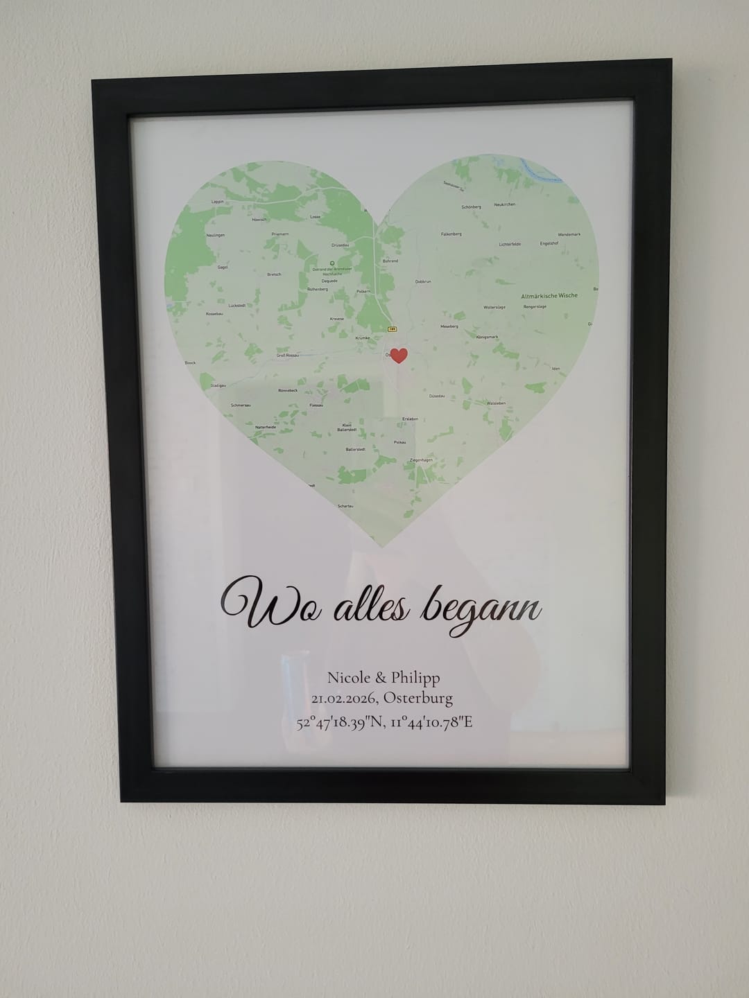 Customer photo review of Wo alles begann - Stadtkarte