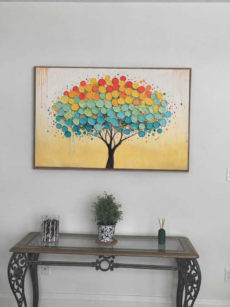 Reseña fotográfica del cliente sobre Colorful Art ZBZU