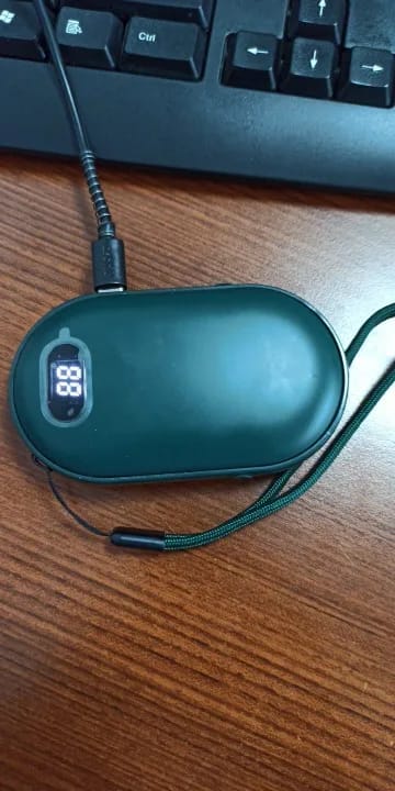Customer photo review of Akku-Handwärmer, beidseitig warm