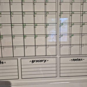Customer photo review of Custom Two-Month Family Calendar