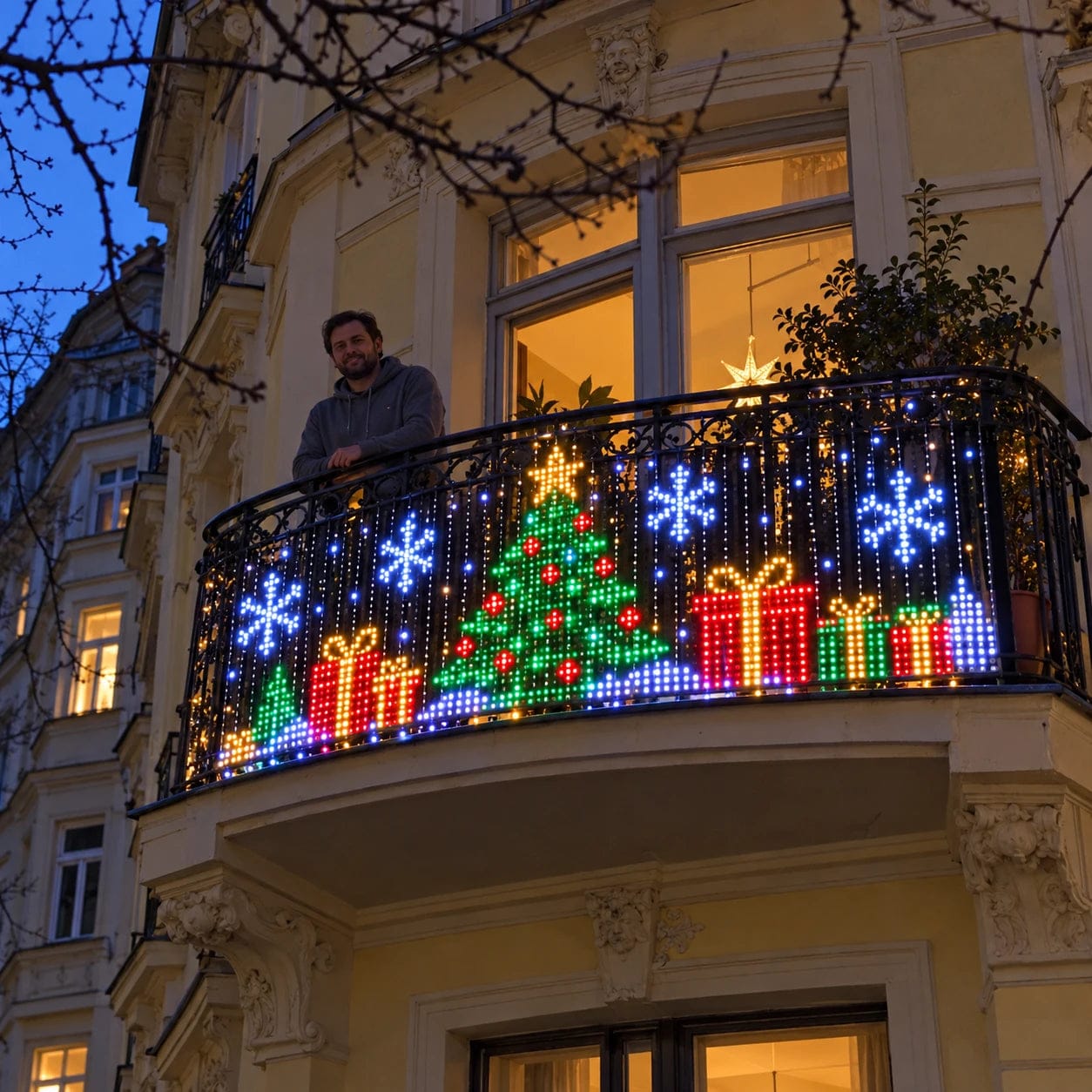Customer photo review of Lichtzauber™ LED-Vorhang