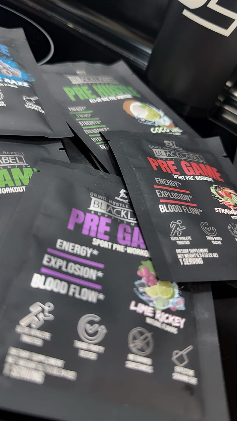 Customer photo review of PRE WORKOUT SAMPLES + SHAKER