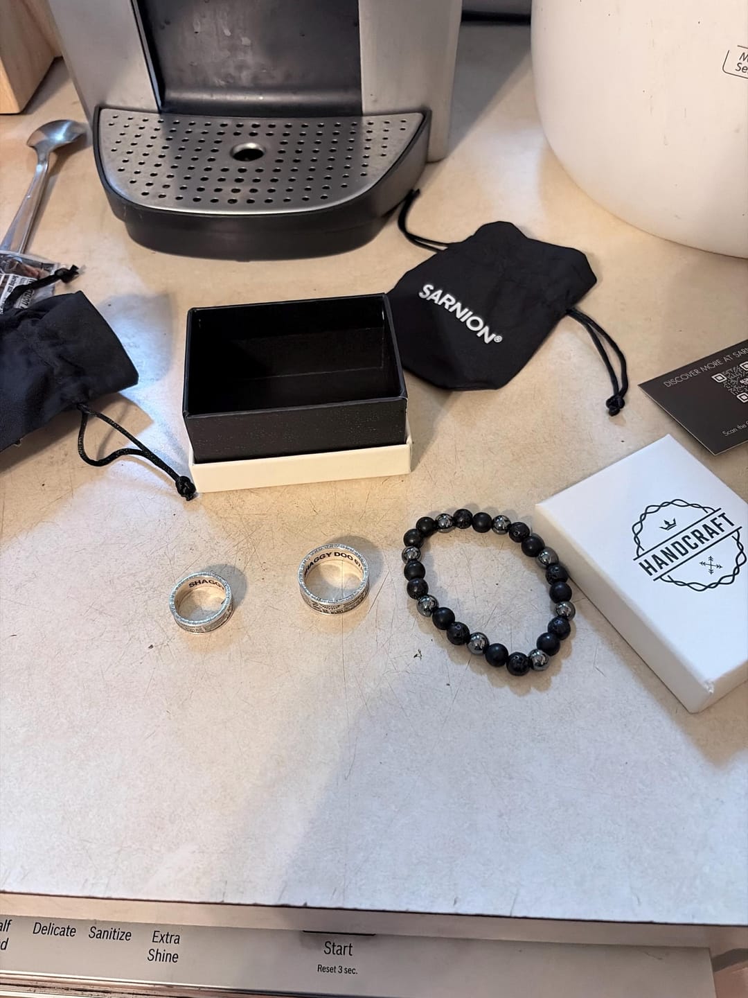 Customer photo review of Polynesian Tribal Ring
