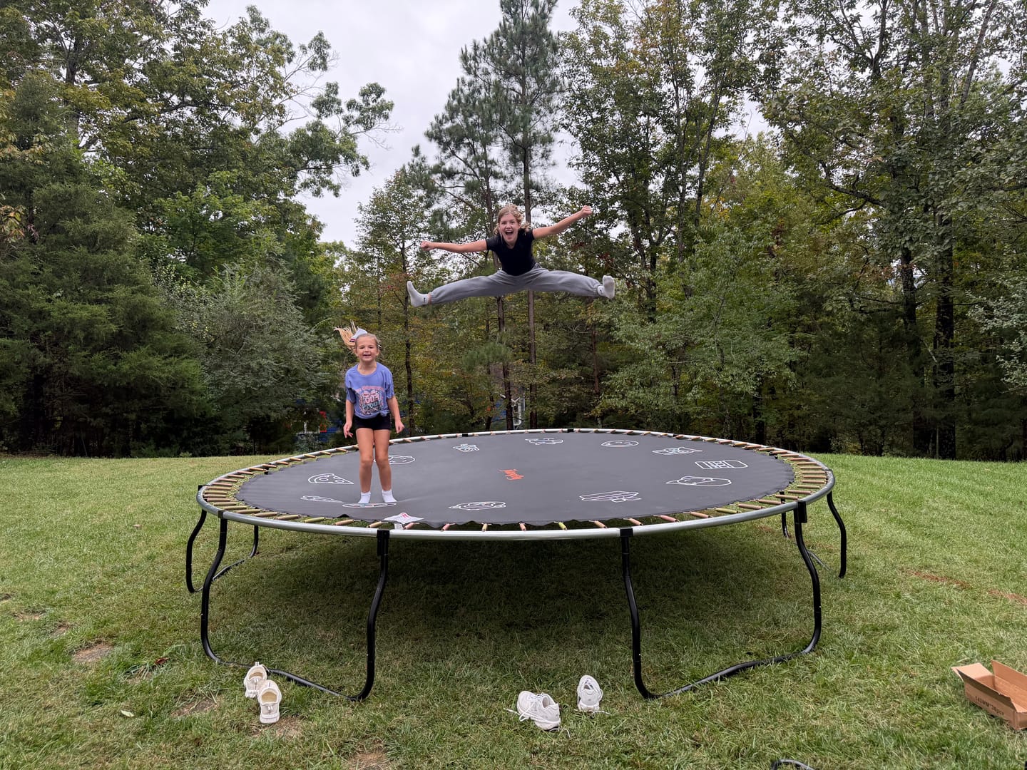 Customer photo review of Trampoline & Tent Bundle