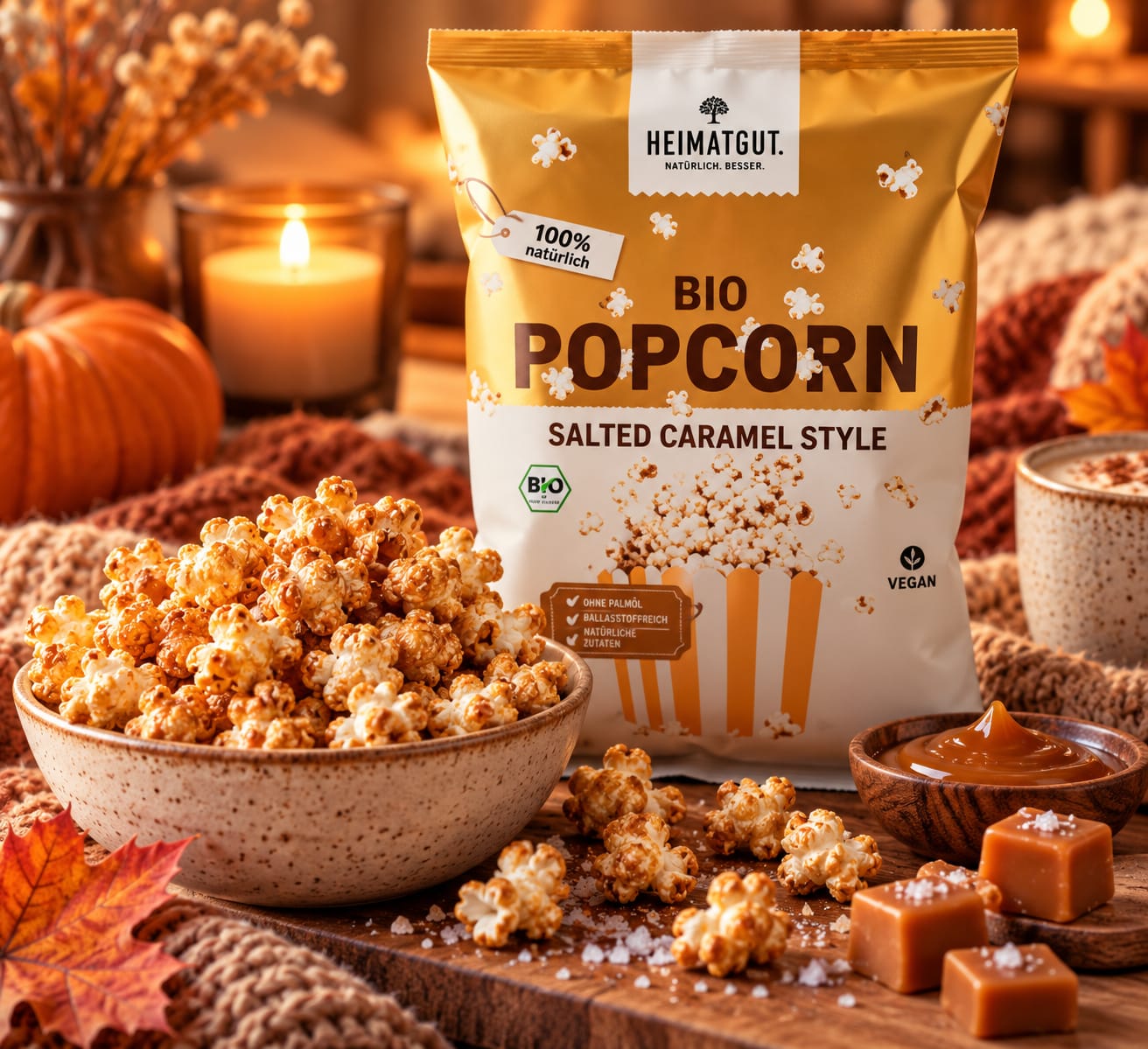 Customer photo review of Bio Popcorn Salted Caramel Style