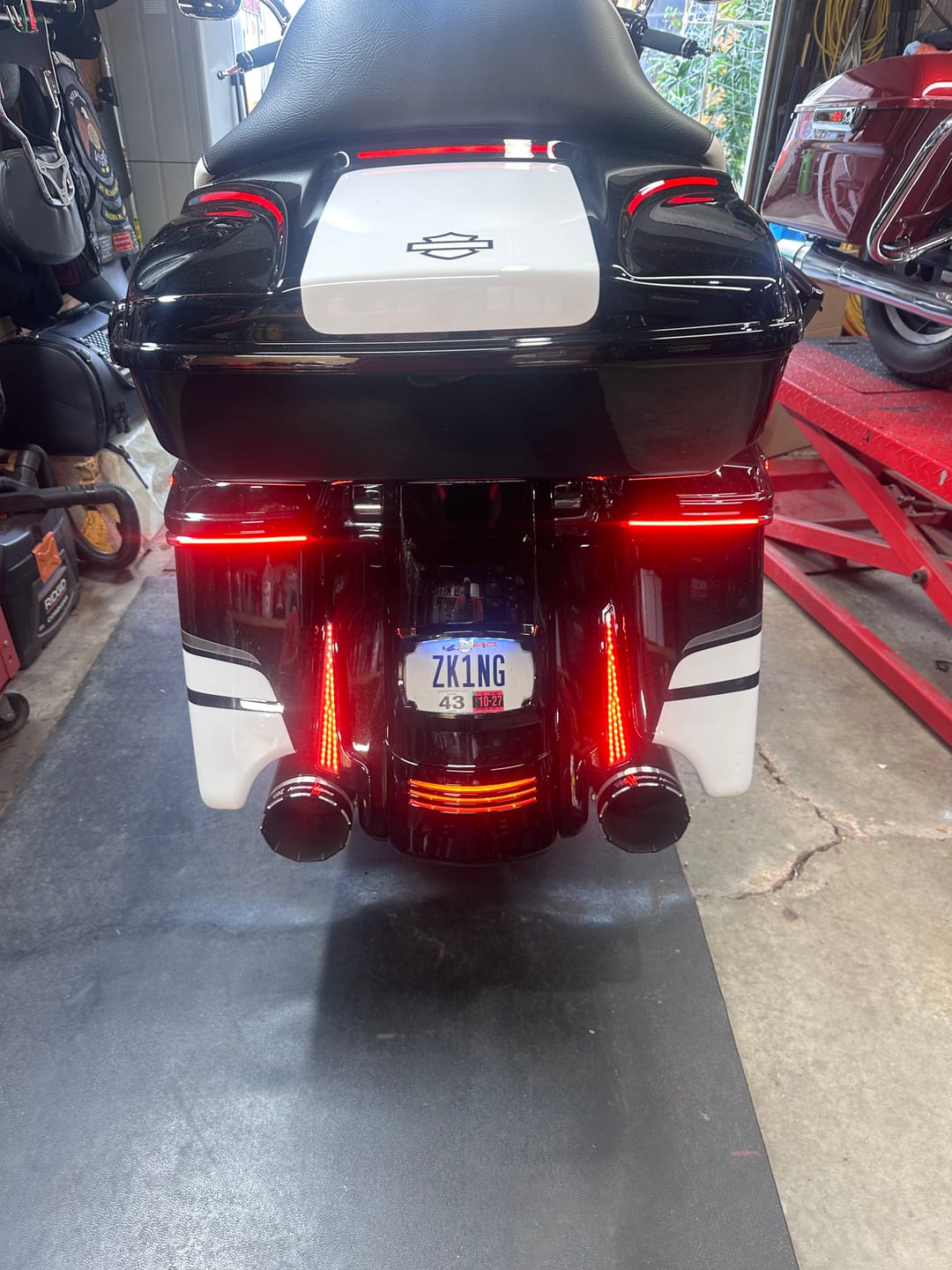Customer photo review of Stretched Rear Fender Extension For 2014-2023 Touring