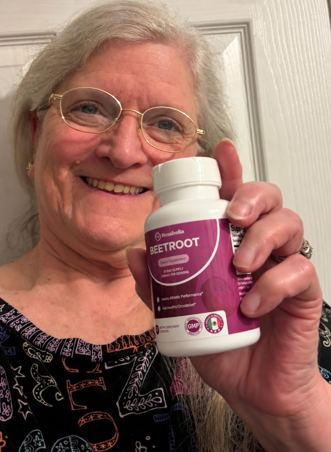 Customer photo review of Cápsulas de Remolacha Rosabella