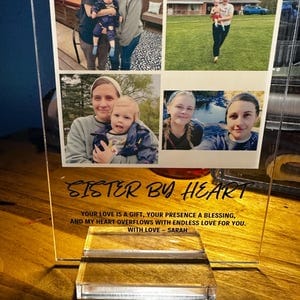 Customer photo review of Photo Collage Plaque