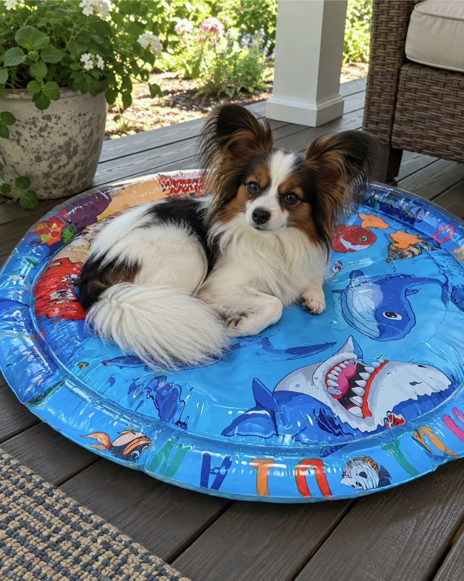 Customer photo review of Upgraded Nail-Resistant Cooling Water Bed