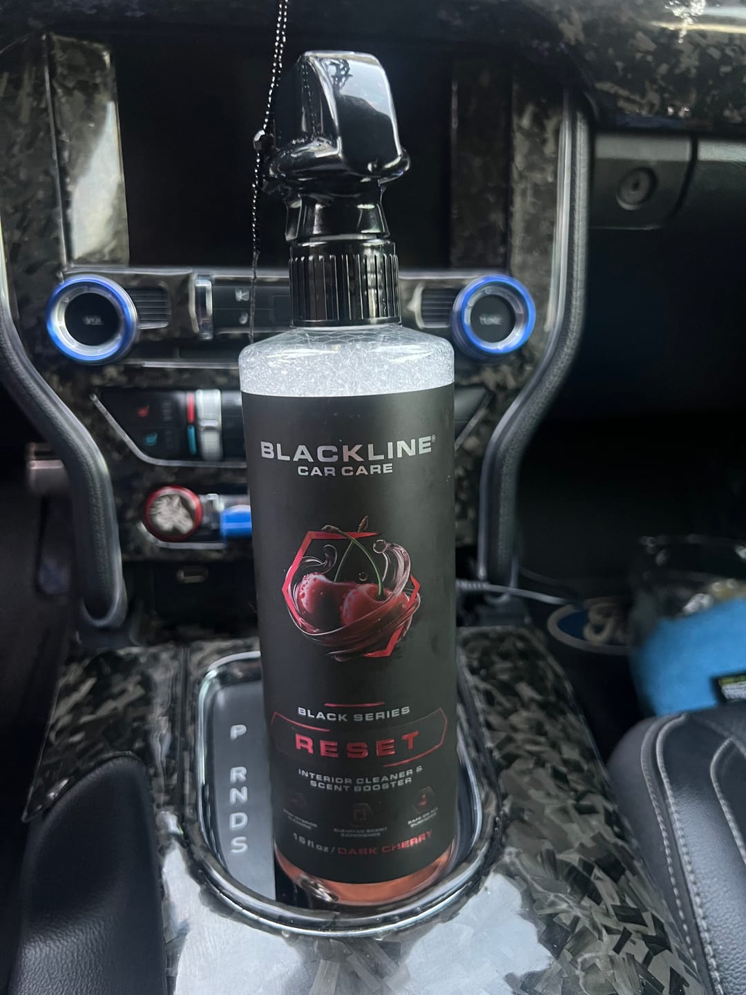 Customer photo review of BLACKLINE® RESET INTERIOR CLEANER & SCENT BOOSTER