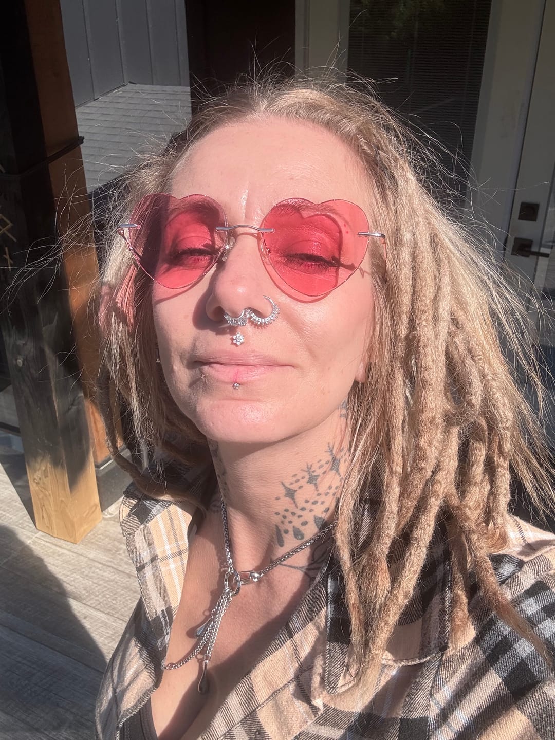 Customer photo review of Lovie Eyeglasses