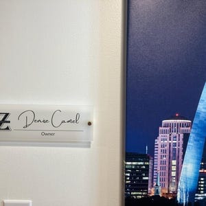 Customer photo review of Office Door Name Plate