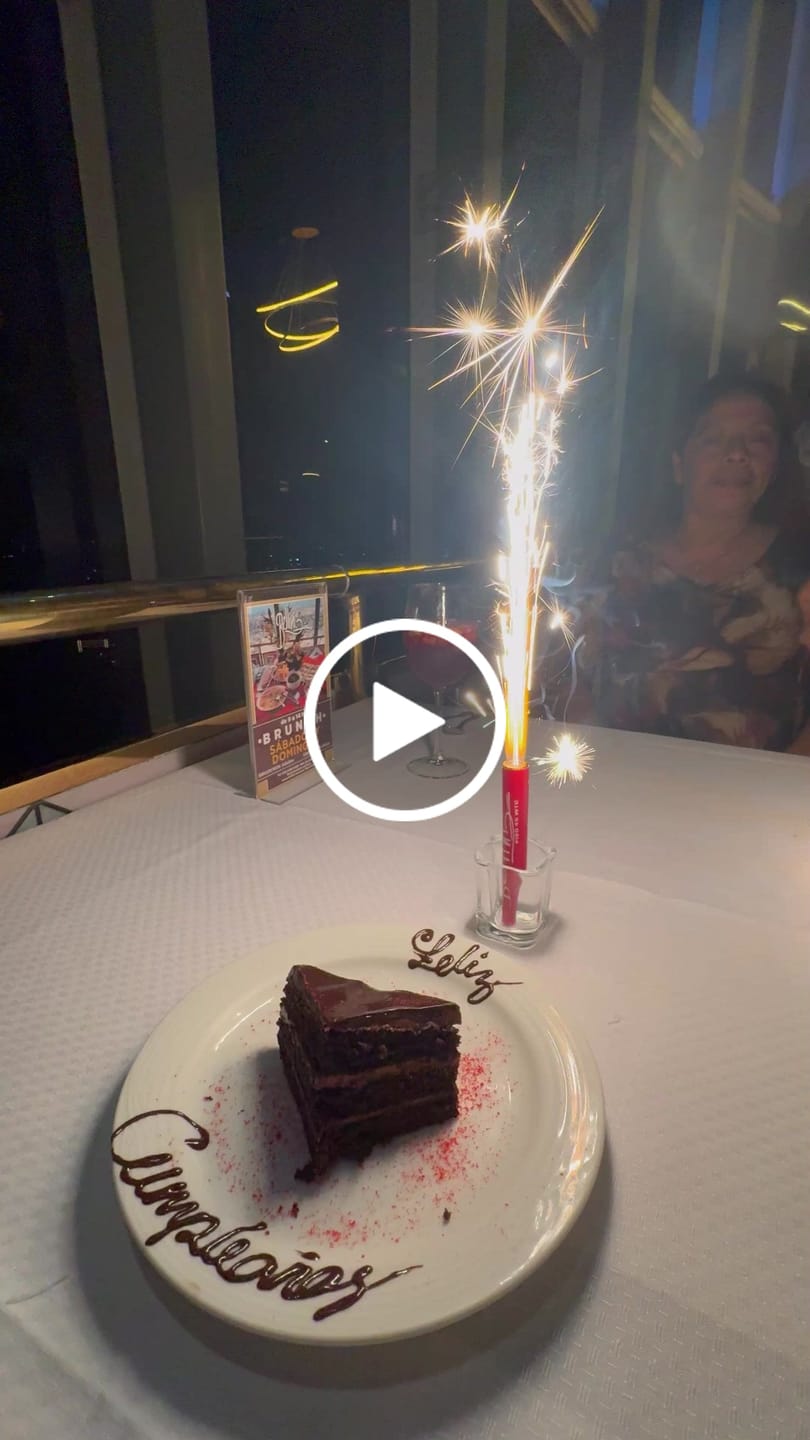 Customer video review of Menú Bellini