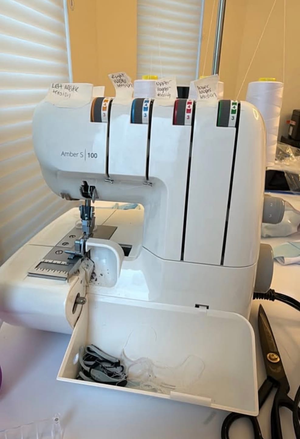 Customer photo review of Factory Serviced Husqvarna Viking Amber S100 Serger