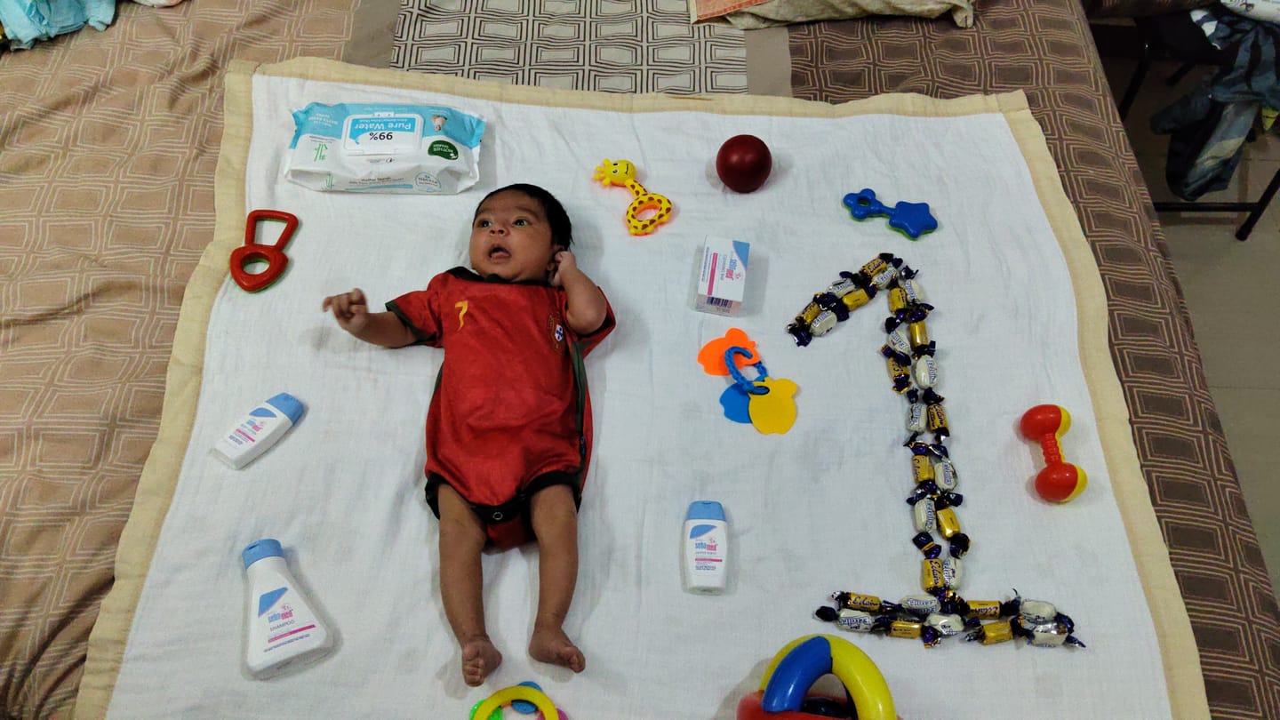 Customer photo review of Portugal Baby Football Romper – Customized Infant Soccer Onesie with Name & Number | Portugal Fan Baby Outfit 2026