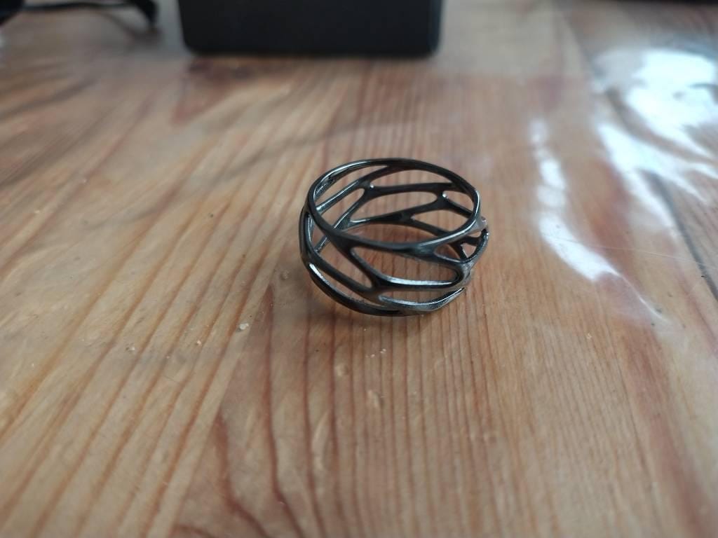 Customer photo review of Parametric Lattice Ring