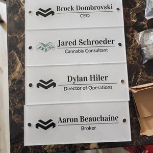 Customer photo review of Office Door Name Plate