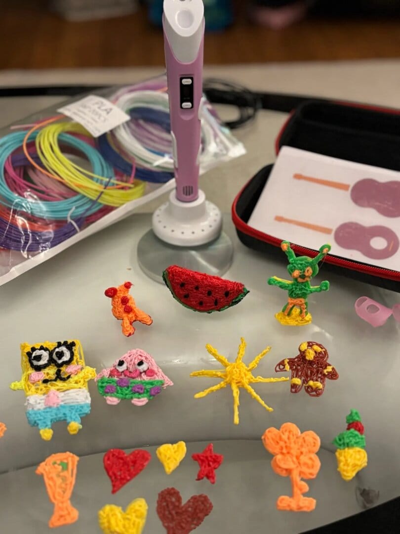 Customer photo review of 3D Pen™ for Kids – Turn Their Imagination Into Real 3D Creations!