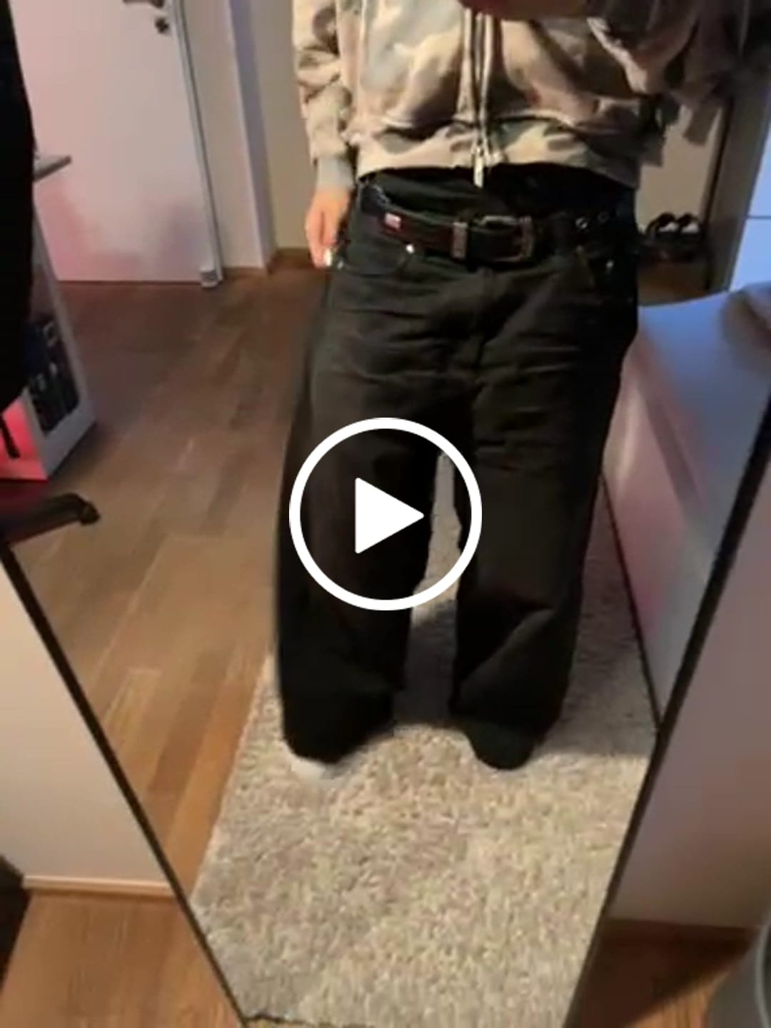 Customer video review of Herringbone Pants