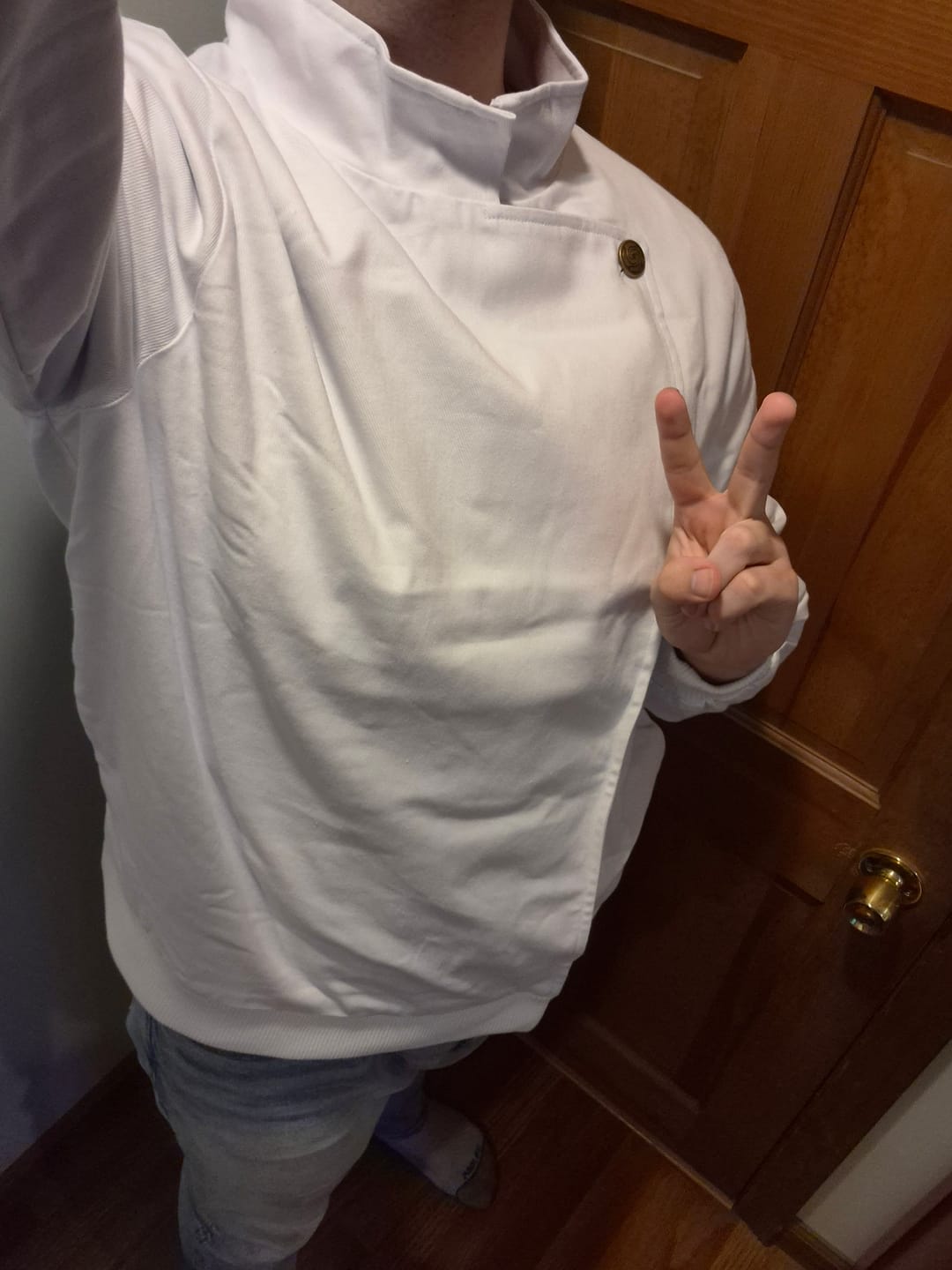 Customer photo review of White Tokyo Jacket Preorder