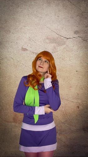Customer photo review of Daphne Kleid Scooby Doo, wo bist du? Daphne Blake Cosplay Kostüm