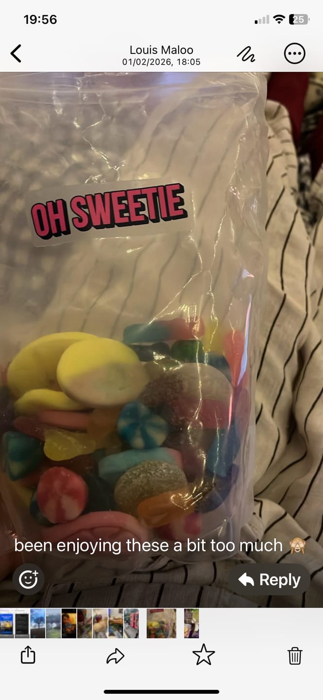 Customer photo review of Build Your Own Pick and Mix Sweets Bag – Over 100 to Choose From