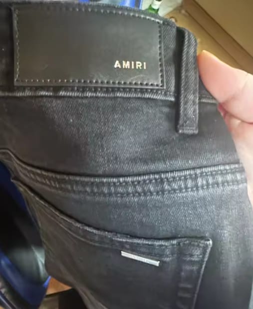 Customer photo review of AMIRI Jeans