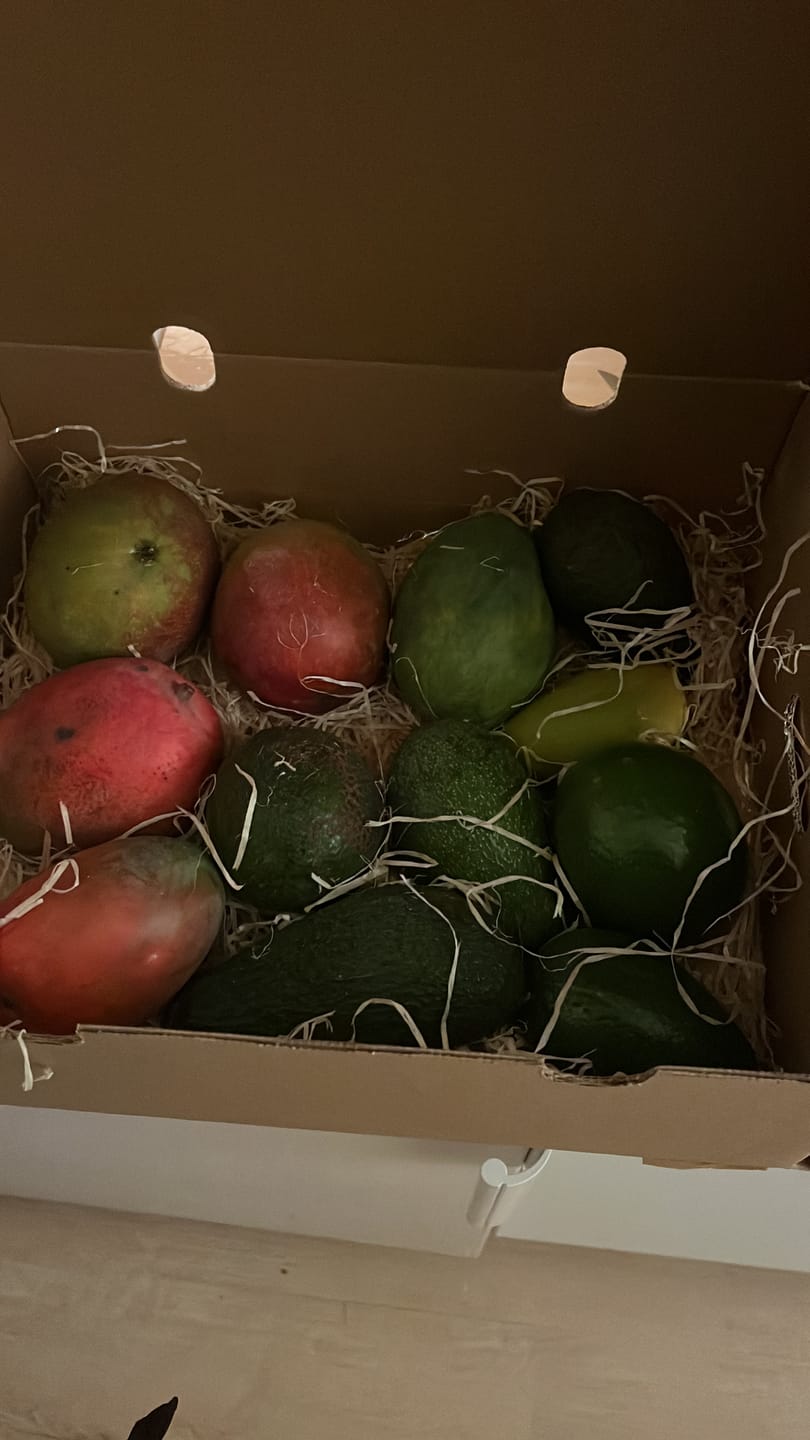 Customer photo review of Mango-Avocado Bio Box Aktionspreis % 4kg