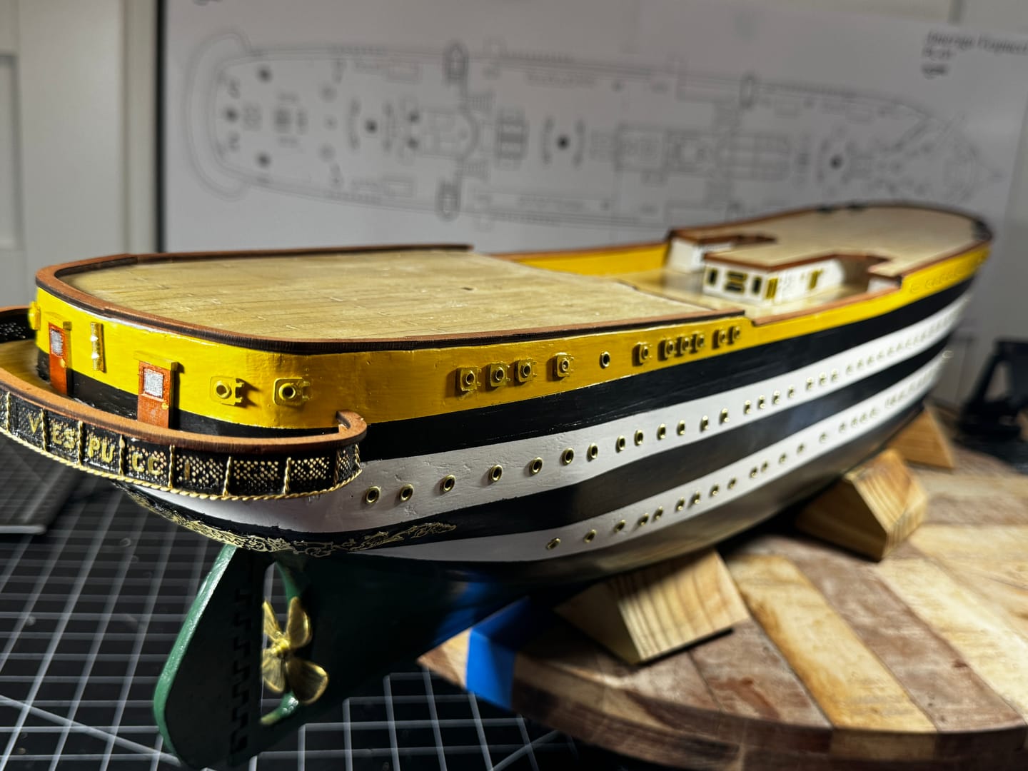 Customer photo review of Maqueta Barco Amerigo Vespucci