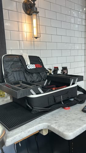 Customer photo review of Crossbody Mobile Station