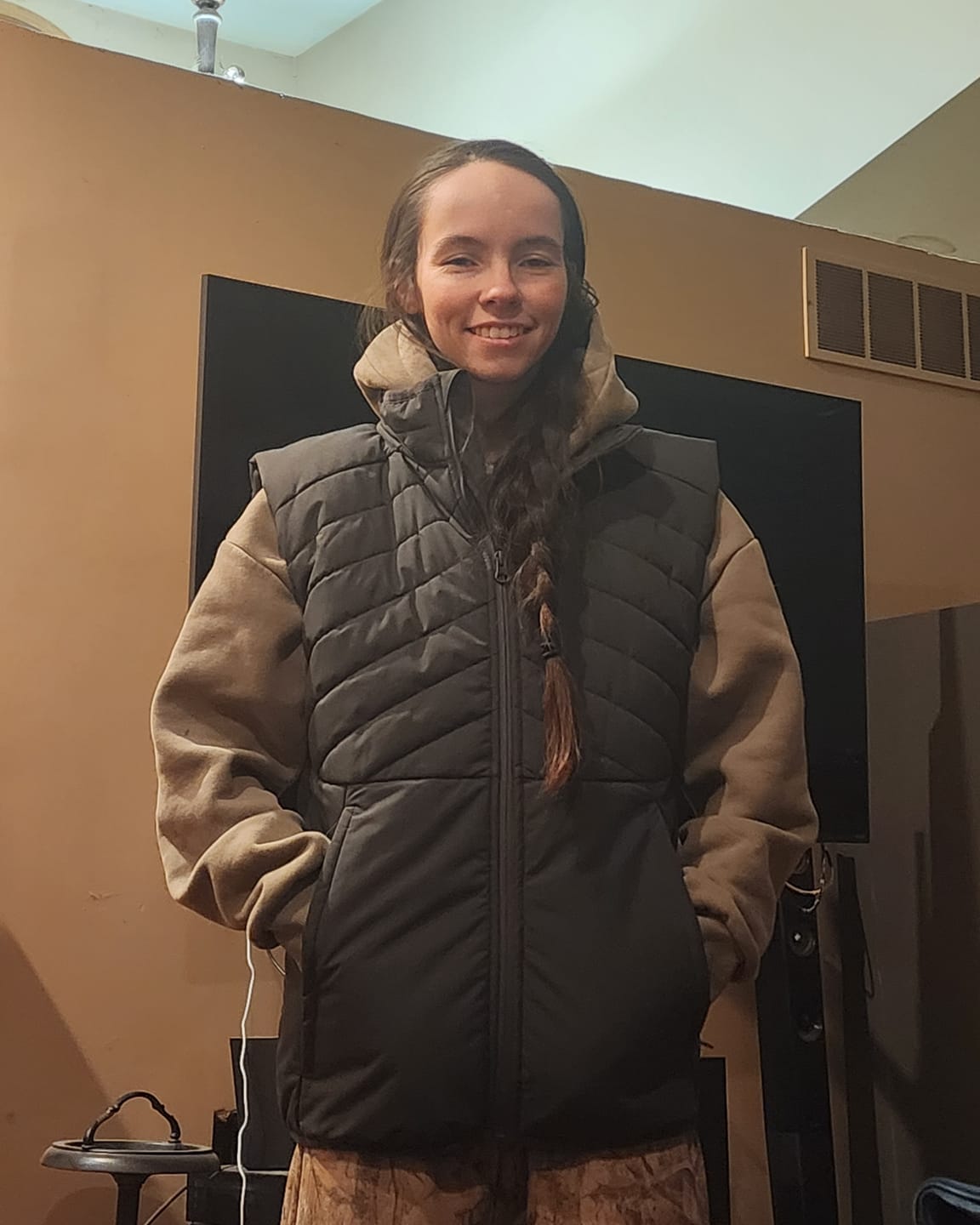 Customer photo review of Concealment Puffer Vest