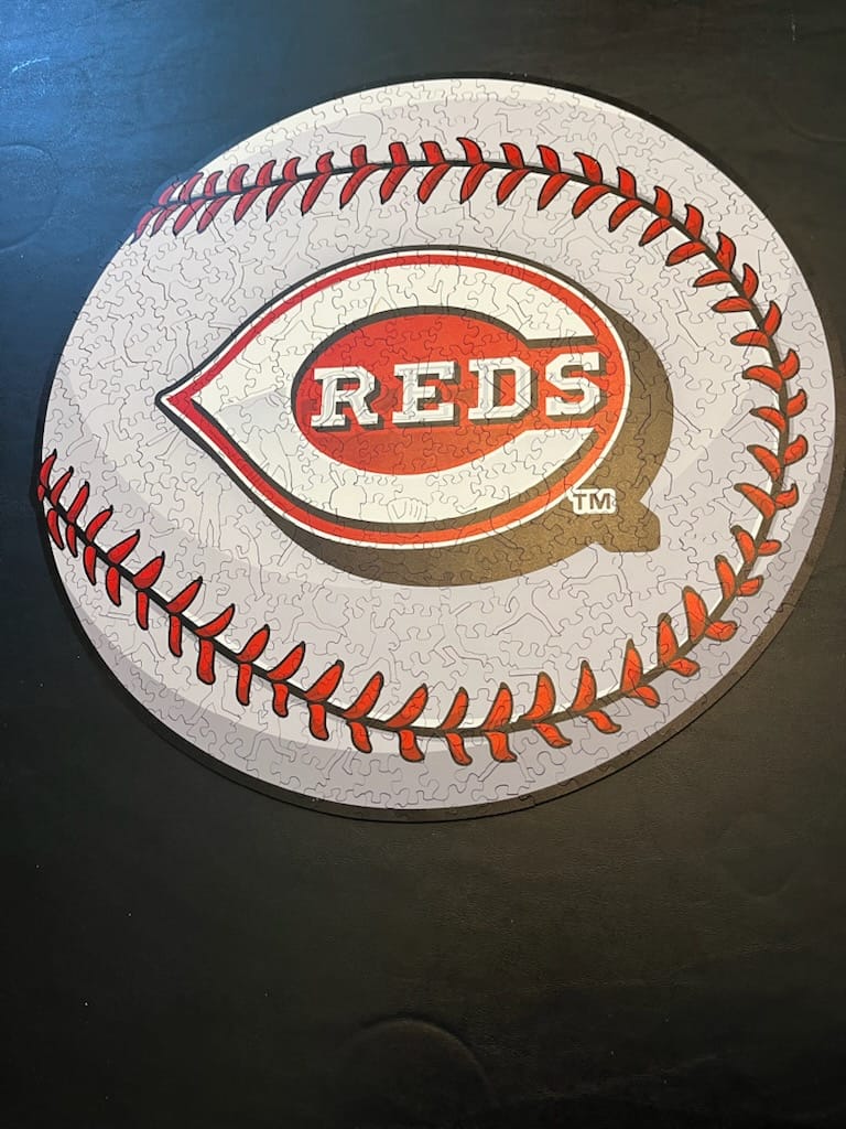 Customer photo review of Cincinnati Reds™ - Wooden Puzzle