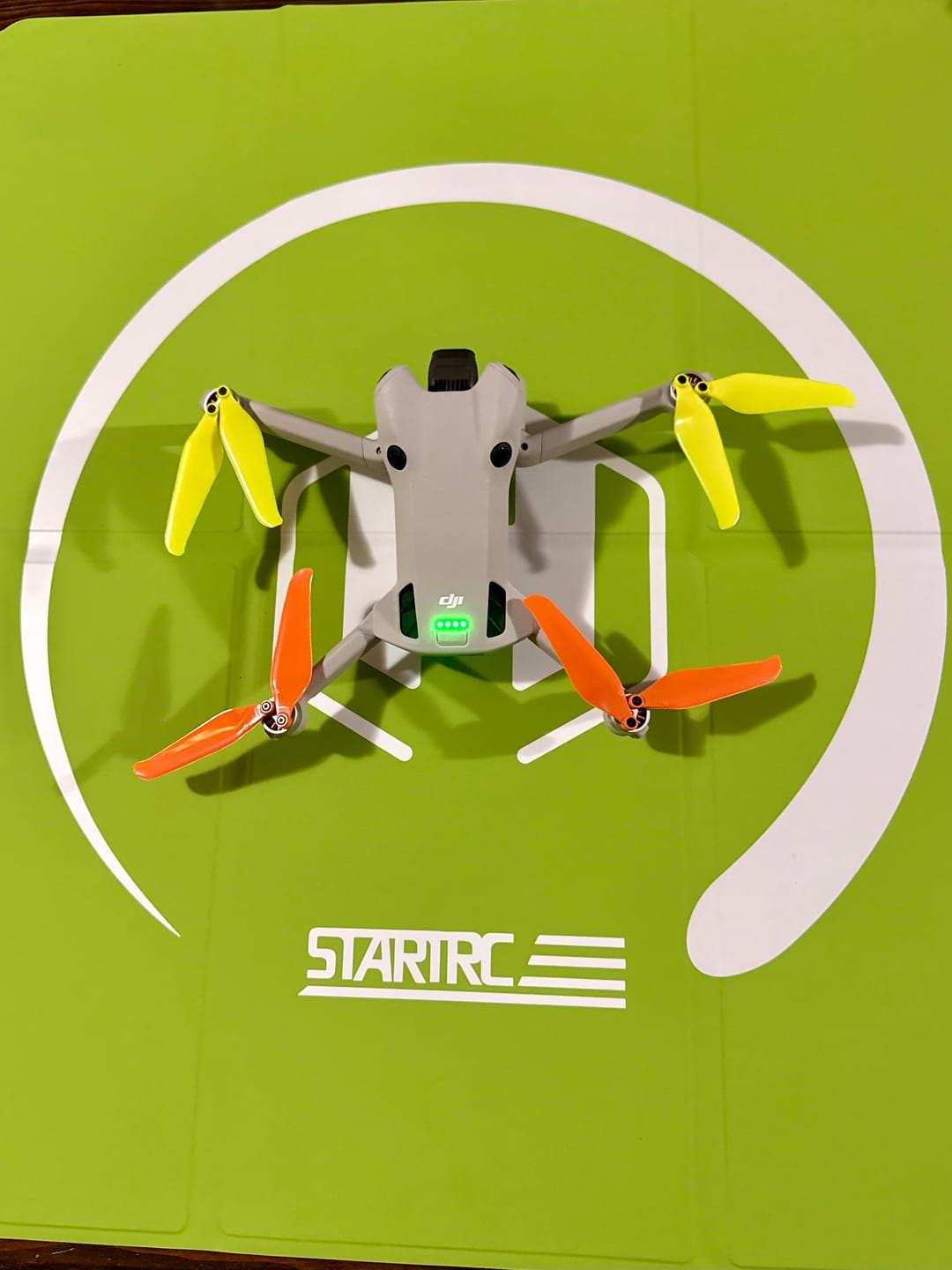 Customer photo review of DJI Mini 3 Pro / 4 Pro STEALTH Upgrade Propellers - x4 Electric