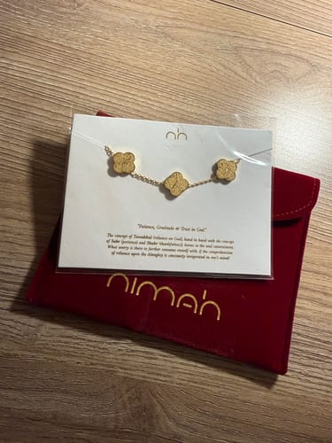 Customer photo review of Sabr, Shukr, Tawakkul Bracelet | Patience, Gratitude & Trust (in God)