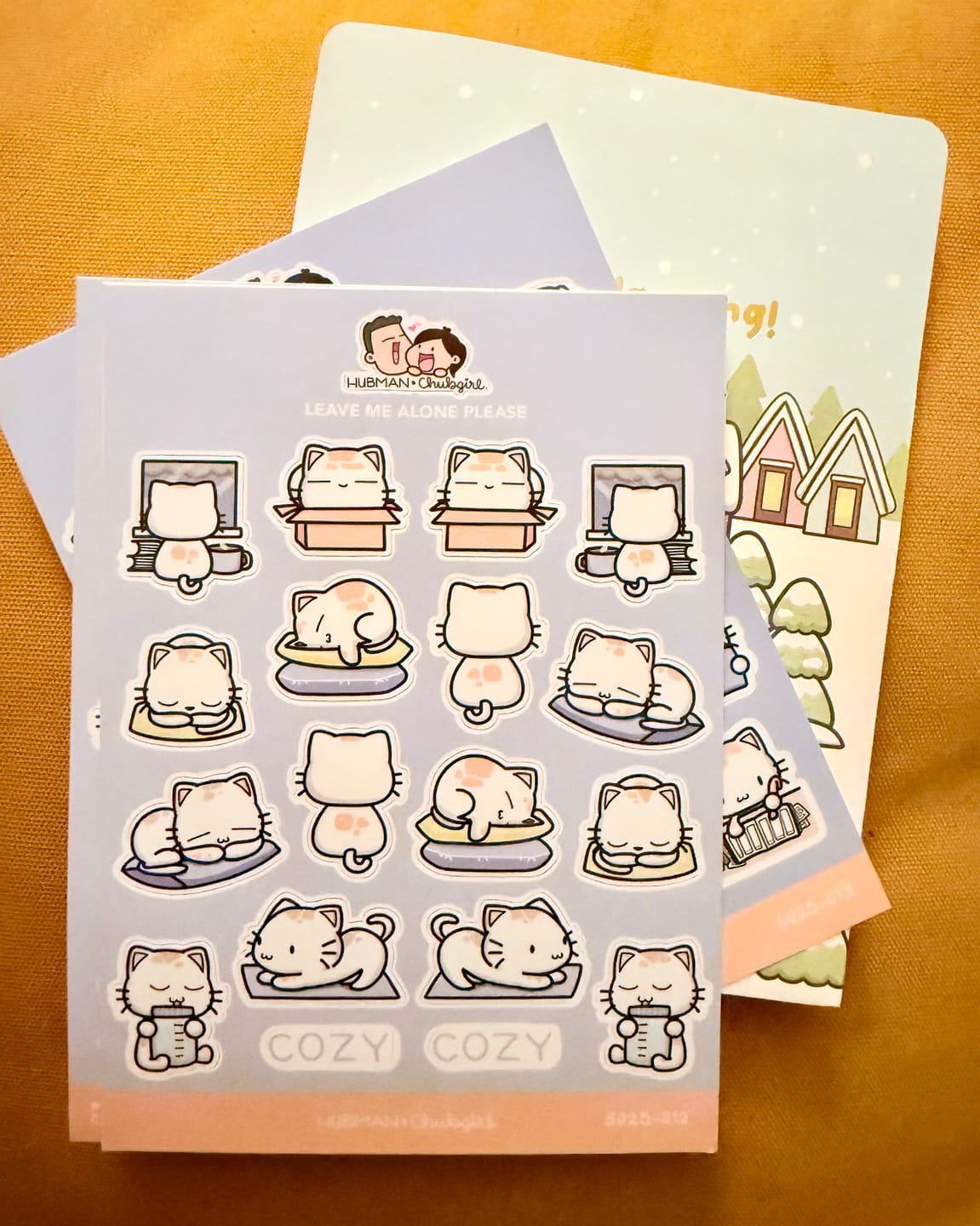Customer photo review of Sticker Sheet - Leave Me Alone Please