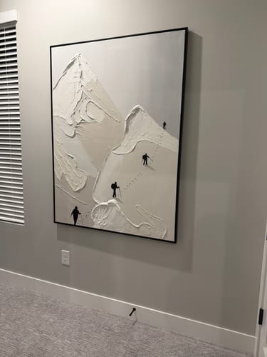 Customer review photo for Plaster Art Texture Painting #SG177