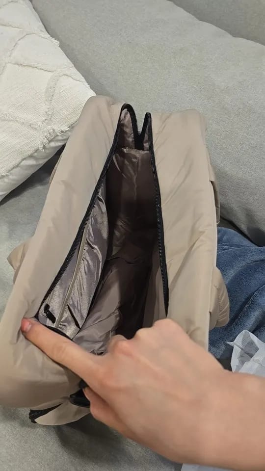 Customer photo review of Sac Week-End Matelassé Femme