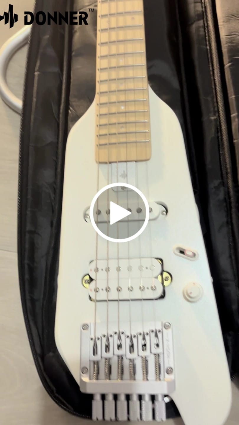 Customer video review of Donner HUSH™ X Guitare Électrique Sans Tête