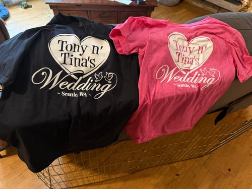 Customer photo review of Gildan Softstyle® 64000 T-Shirt Package (100 Pieces)