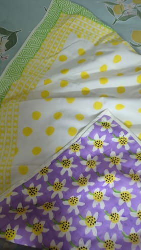 Customer photo review of Daffodil Cotton Dohar