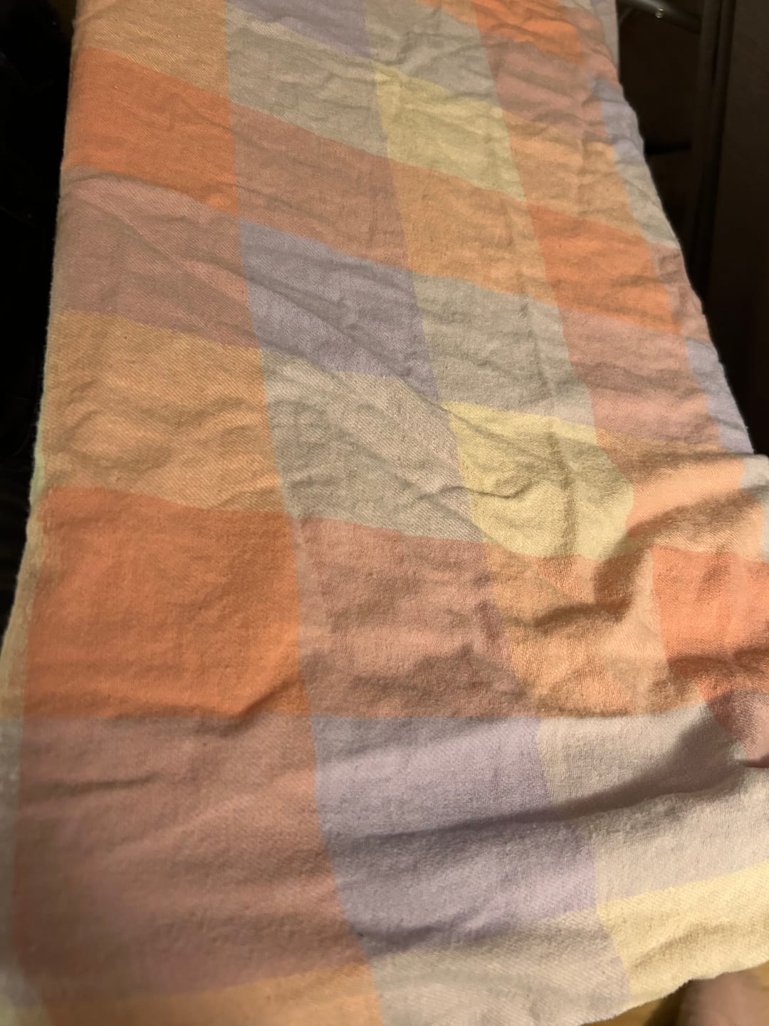 Customer photo review of Pastel Squares Brushed Cotton Fabric