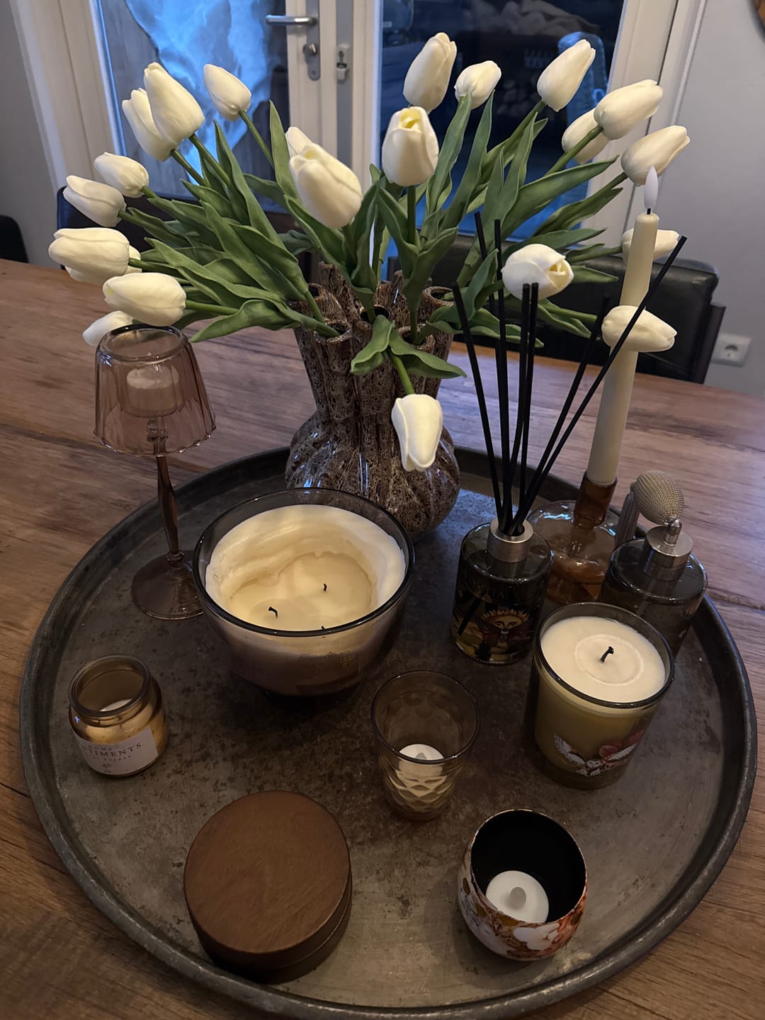 Customer photo review of Tulpen Boeket - Wit (25 stengels)