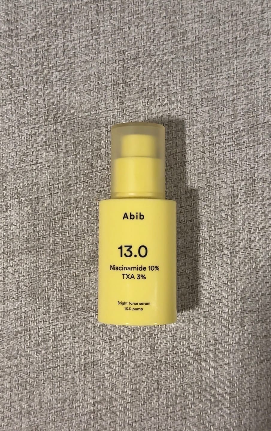 Customer photo review of Bright force serum 13.0 pump