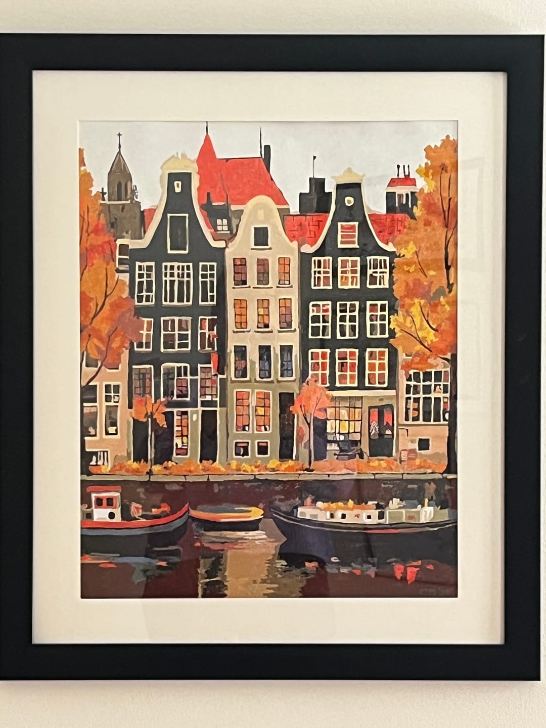 Customer photo review of Gorgeous Amsterdam | Paint by Numbers