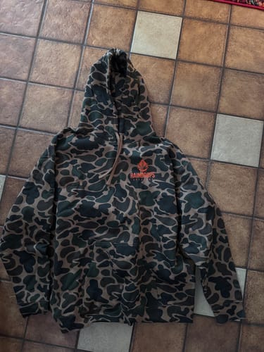 Customer photo review of Custom Heavyweight Camo-Styled Hoodie - IND4000