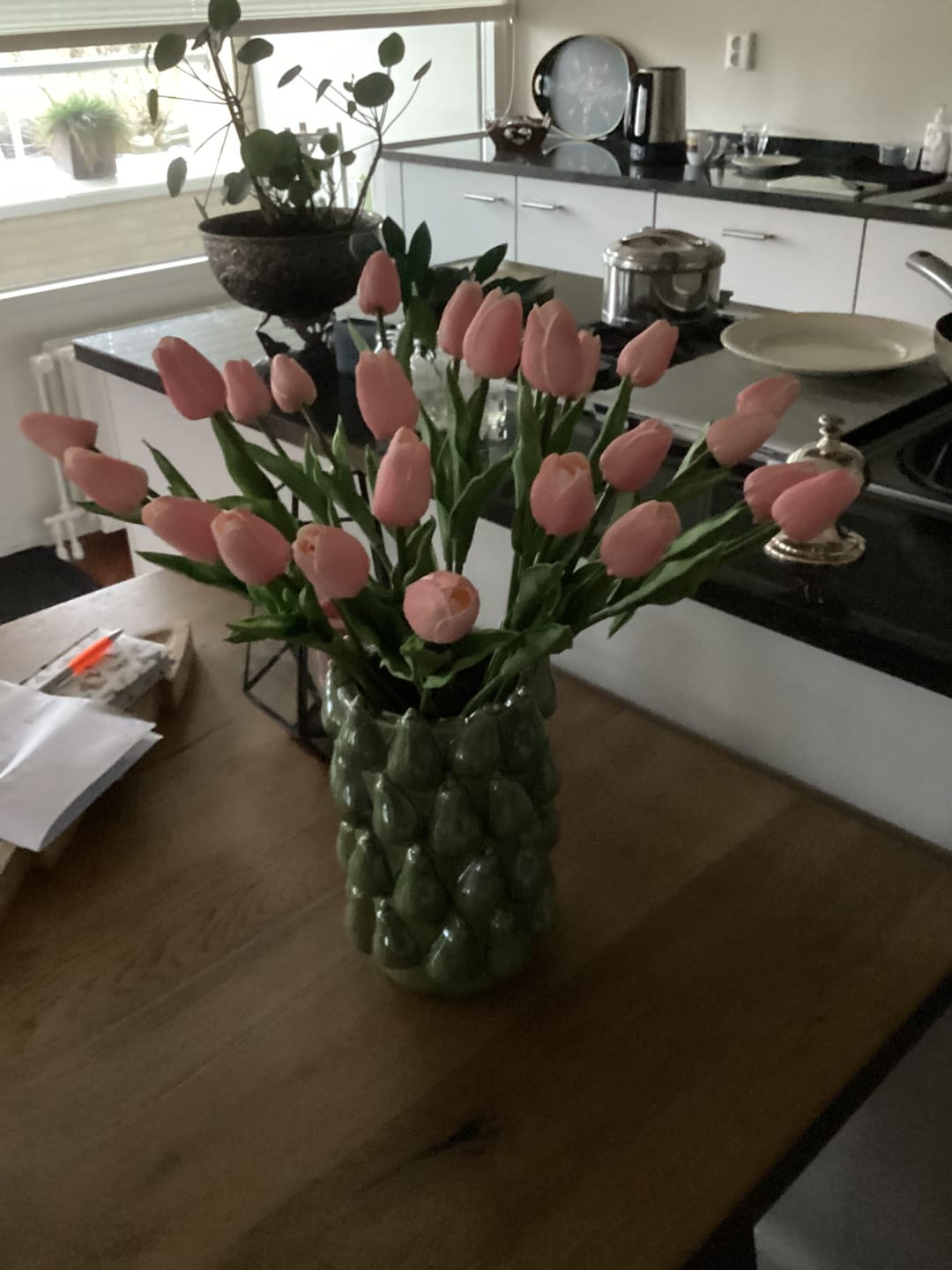 Customer photo review of Tulpen Boeket - Roze (25 stengels)