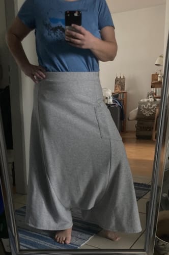 Customer photo review of VISLA Hosenrock aus Sweat