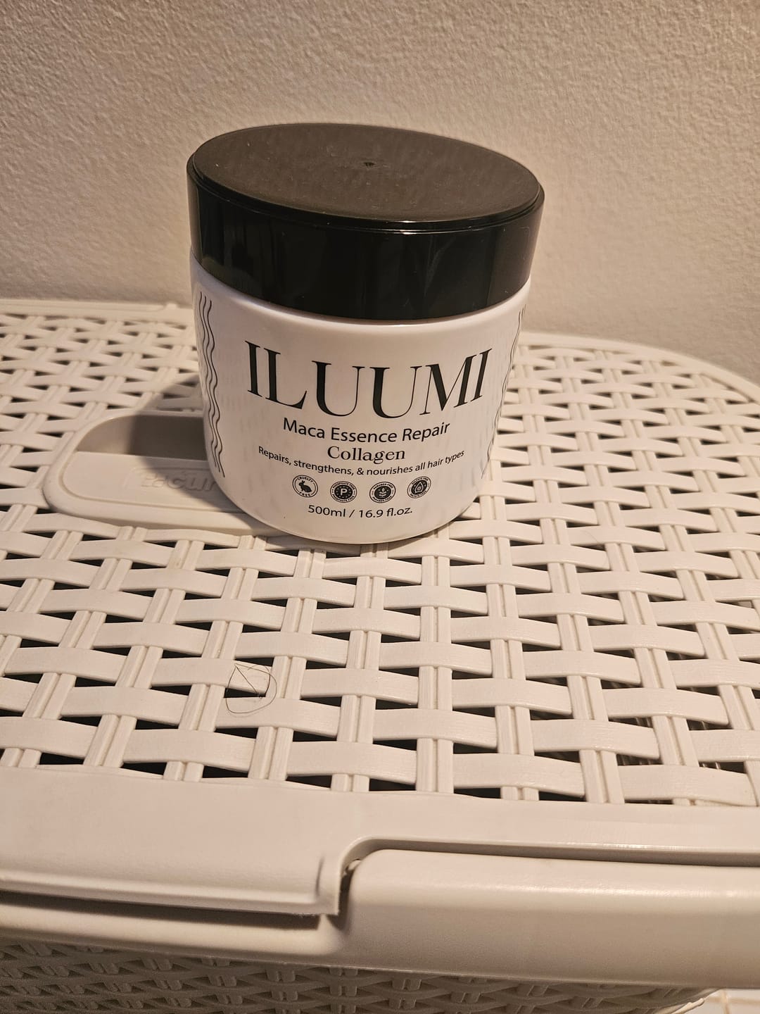 Customer photo review of Collagen Hair Mask